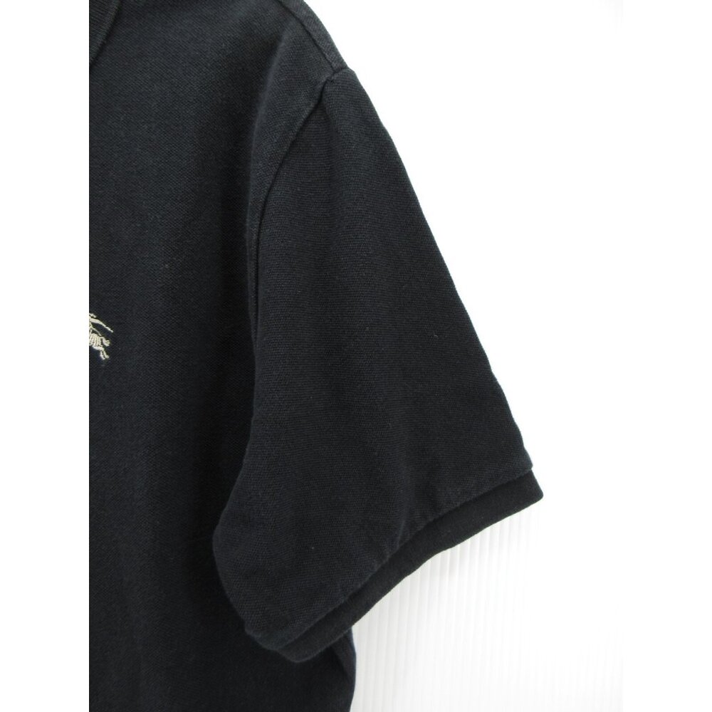 Burberry Brit Polo Shirt Large Golf Equestrian Knight Nova Check Trim - Picture 3 of 12